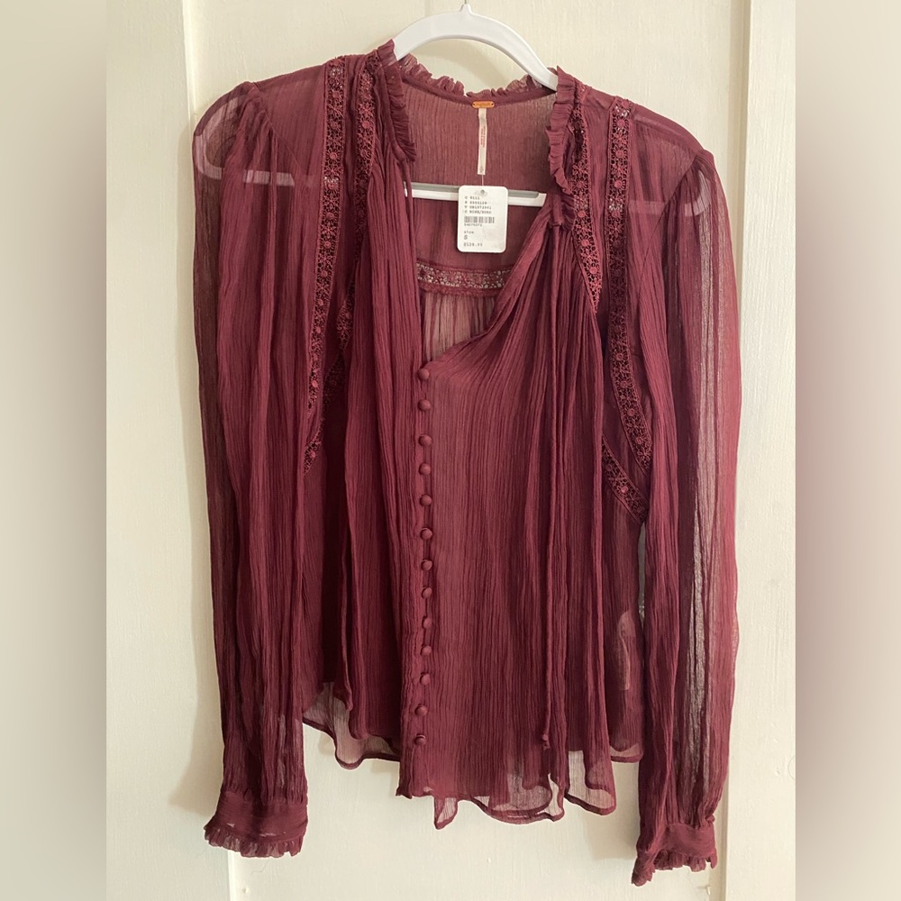 NEW Free People sheer top